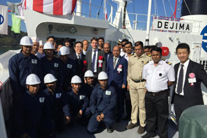 New Take Over Vessel MV. Dejima Delivery Ceremony.