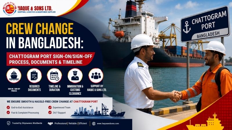 Chattogram Port Crew Change Guide: Sign-On & Sign-Off Process