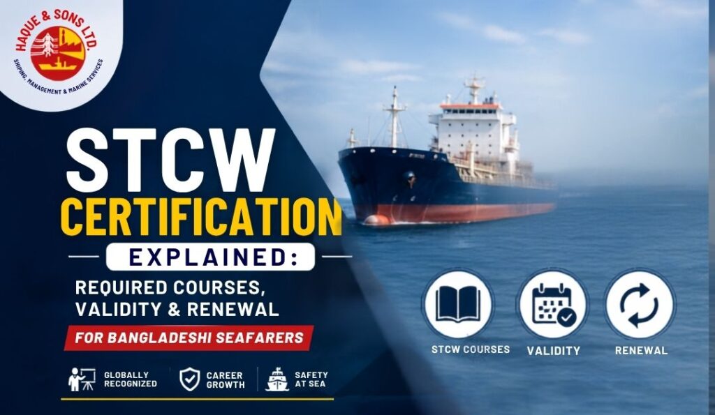 STCW Certification Explained: Required Courses, Validity & Renewal for Bangladeshi Seafarers